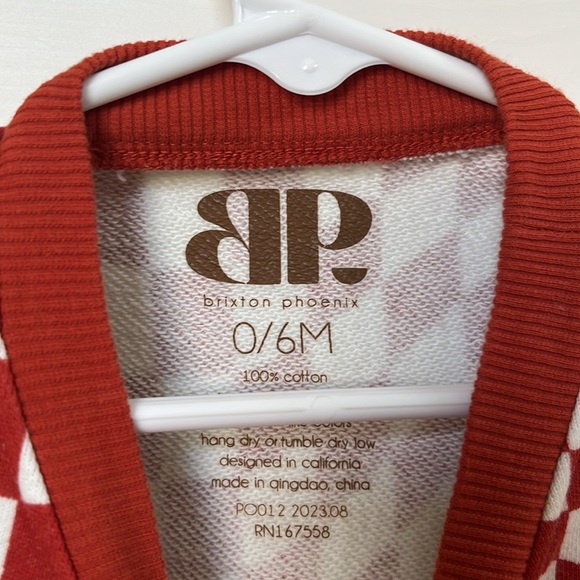 brixton phoenix checkered onesie - Picture 2 of 2